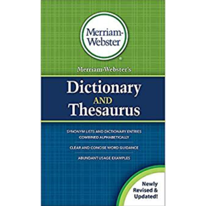 Merriam-Webster's Dictionary and Thesaurus 2020