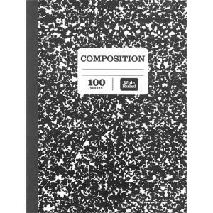 Composition Notebook Wide Rule 80 sheets